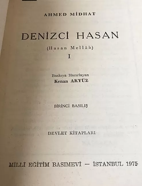 Hasan Mellah denizci hasan Ahmet Mithat efendi