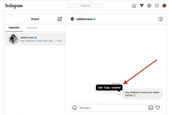 Instagram dm
