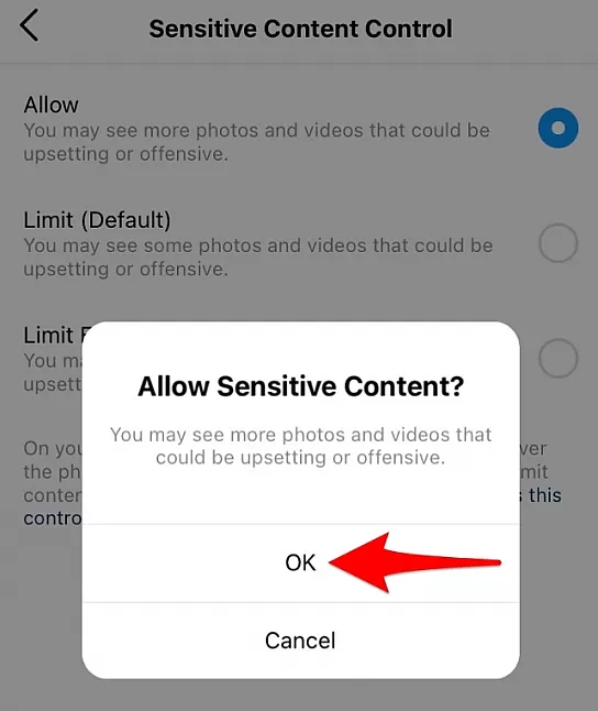 İnstagram'ın Yeni Hassas İçerik Denetimleri Nasıl Devre Dışı bırakılır ?