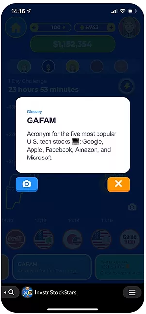 Snapchat yatırım yaparak oyun oynamak