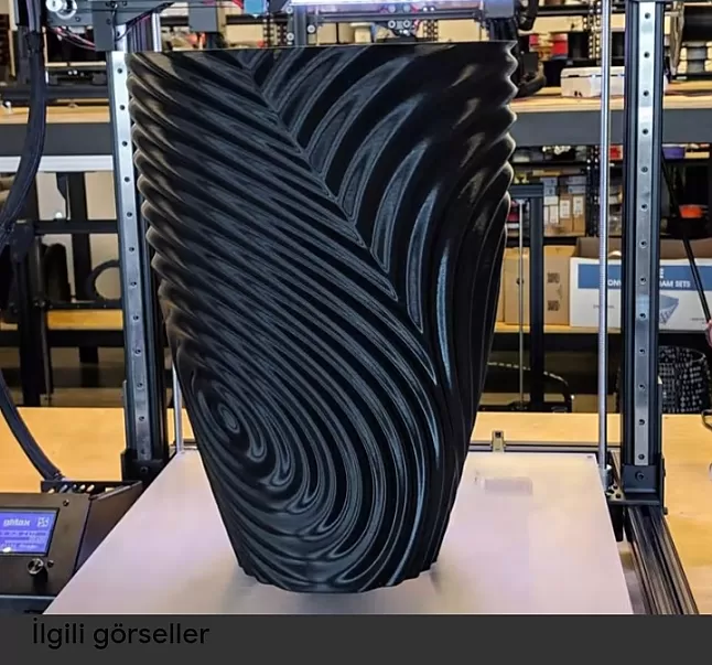3d baskı vazo