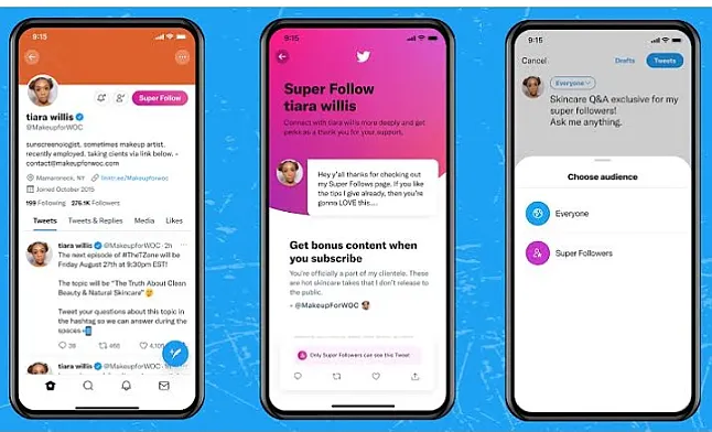 Twitter Süper Takip Özelliği  süper follow nedir