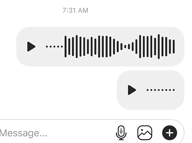 İnstagram sesli mesajlarını iPhone'a nasıl Kaydedebilirim?