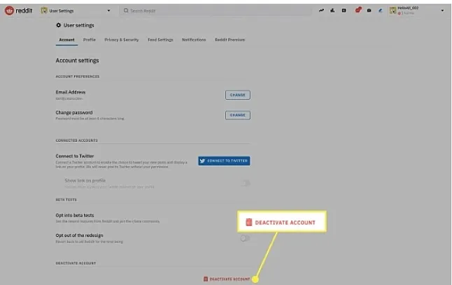 Reddit Hesabı Nasıl Silinir?