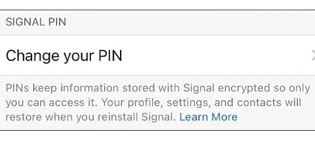 Signal'de Kayıt Kilidi Nasıl Açılır?