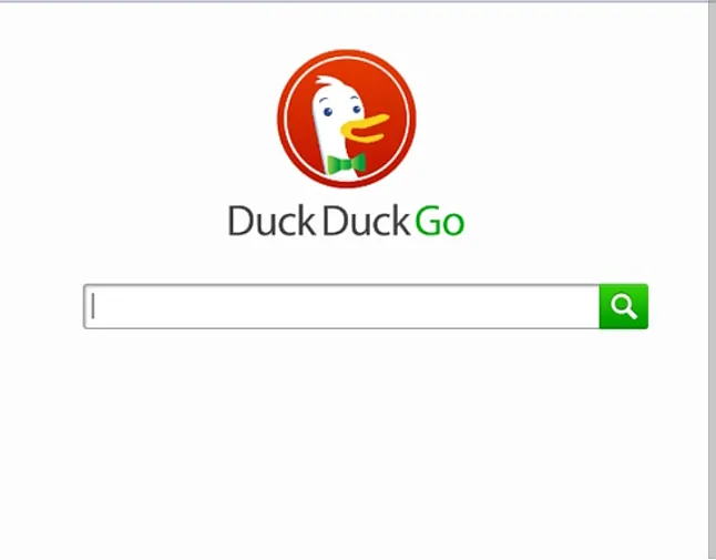 Duckduckgo'da Patlama Nasıl Kullanılır (diğer web sitelerini aramak için)