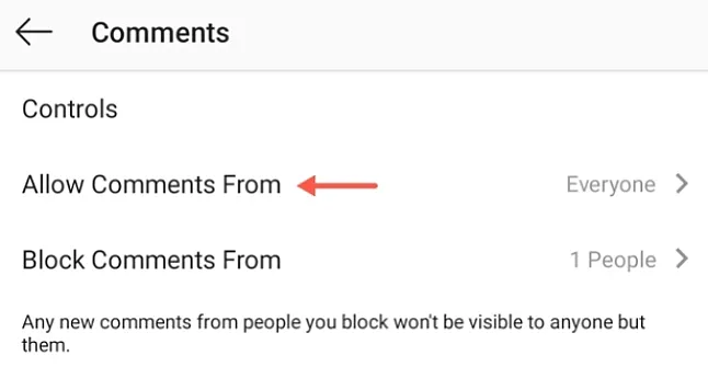 İnstagram Yayınlarına  Kimin Yorum Yapabileceğini Nasıl Kontrol Edebilirim?