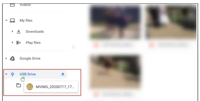 Bir Chromebook'ta Dosya USB Flash Sürücüye Nasıl Kopyalanır?