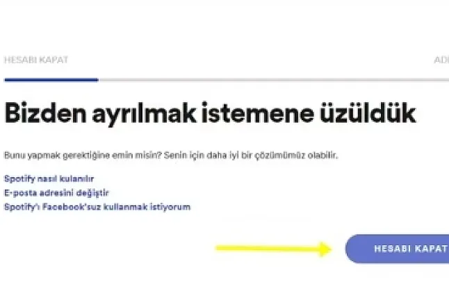 Spotify Hesabı Nasıl Silinir?