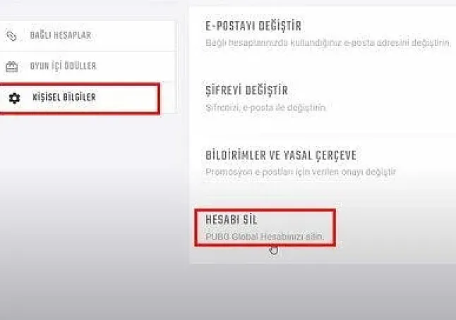 PUBG Mobile Hesap Silme Nasıl Yapılır?