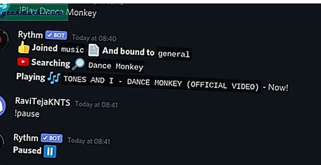 Discord için Rythm Bot kurulumu, özellikleri, komutları ve nasıl çalışır?