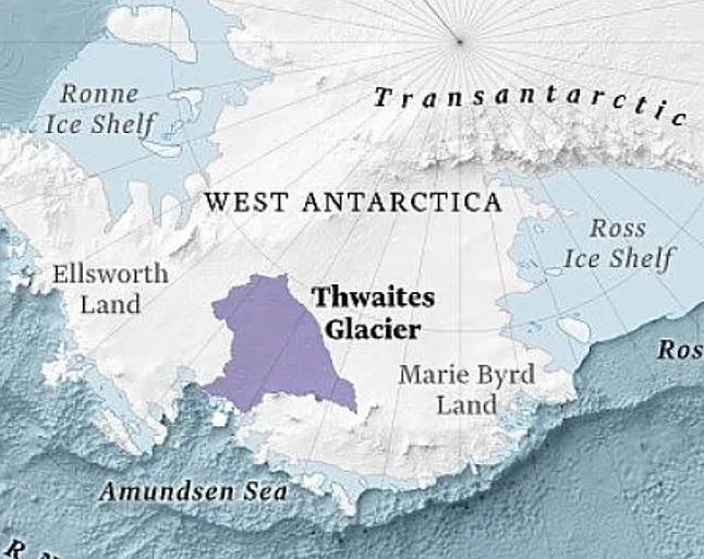 Thwaites Buzulu çöküşün eşiğinde; 10 yılda deniz seviyesi 10 metre yükselebilir