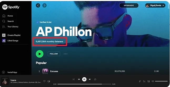 Spotify'daki Şarkıların Toplam Görüntüleme Sayısı Nasıl Kontrol Edilir?