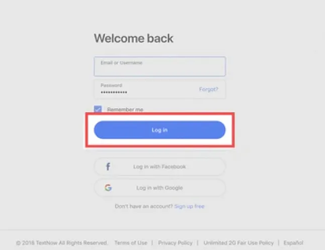 TextNow kalıcı olarak silme