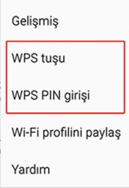 Şifresiz wi-fi bağlanma