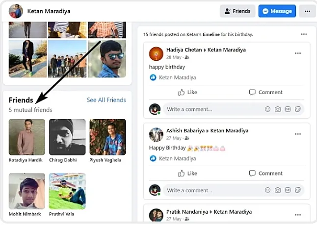 Gizli/Kilitli Facebook Profilleri