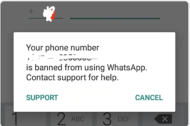 Yasaklı Whatsapp Numarası Nasıl Etkinleştirilir ?