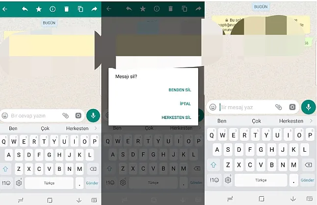 Zaman Sınırından Sonra Herkes İçin Whatsapp Mesajları Nasıl Silinir ?