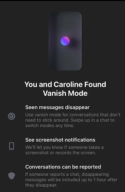Messenger'da Kaybolan Mesajlar Modu nedir?