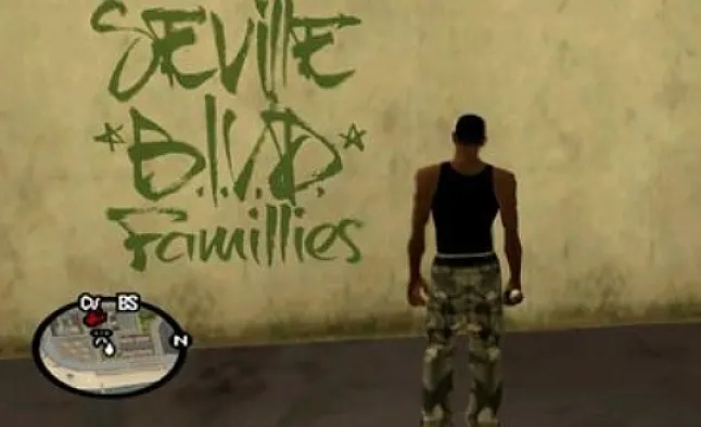 GTA: San Andreas Los Santos'taki Tüm Çete Etiket Konumları