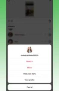 Instagram hikayemi birisinden nasıl gizlerim?