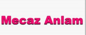 Mecaz Nedir? Mecazi Anlam Nedir?