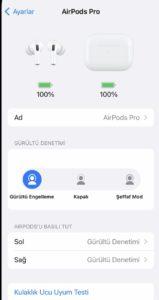 AirPods Pro ve AirPods Max Aktif Gürültü Engelleme Nedir?