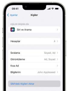 SIM kartınızdaki Kişileri iPhone'unuza Aktarma Nasıl Yapılır? 