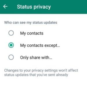 WhatsApp Durumunu Göremiyorum Engellendim Mi ?