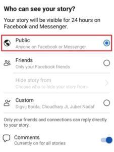 Facebook'ta hikayemi kimlerin gördüğünü nasıl anlayabilirim?