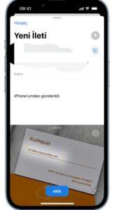 iPhone’daki Mail’de e-posta nasıl gönderilir? 