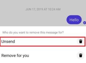 Messenger'da iptal edilen mesajı karşı taraf görür mü?