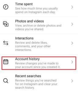 Instagram Önceki Kullanıcı Adları Silme 