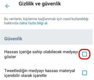 Twitter'da Hassas İçerik Uyarısı Nasıl Kapatılır?