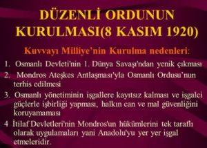 Düzenli Ordu Ne Zaman Kuruldu?