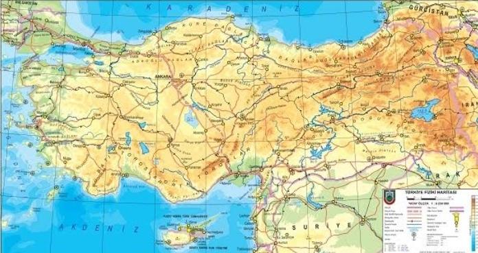 Türkiye'de Başlıca Yüzey Şekilleri Nelerdir?