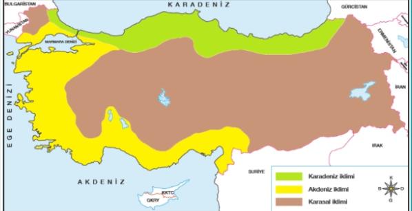 Türkiye'de İklim Tipleri Hangileridir?